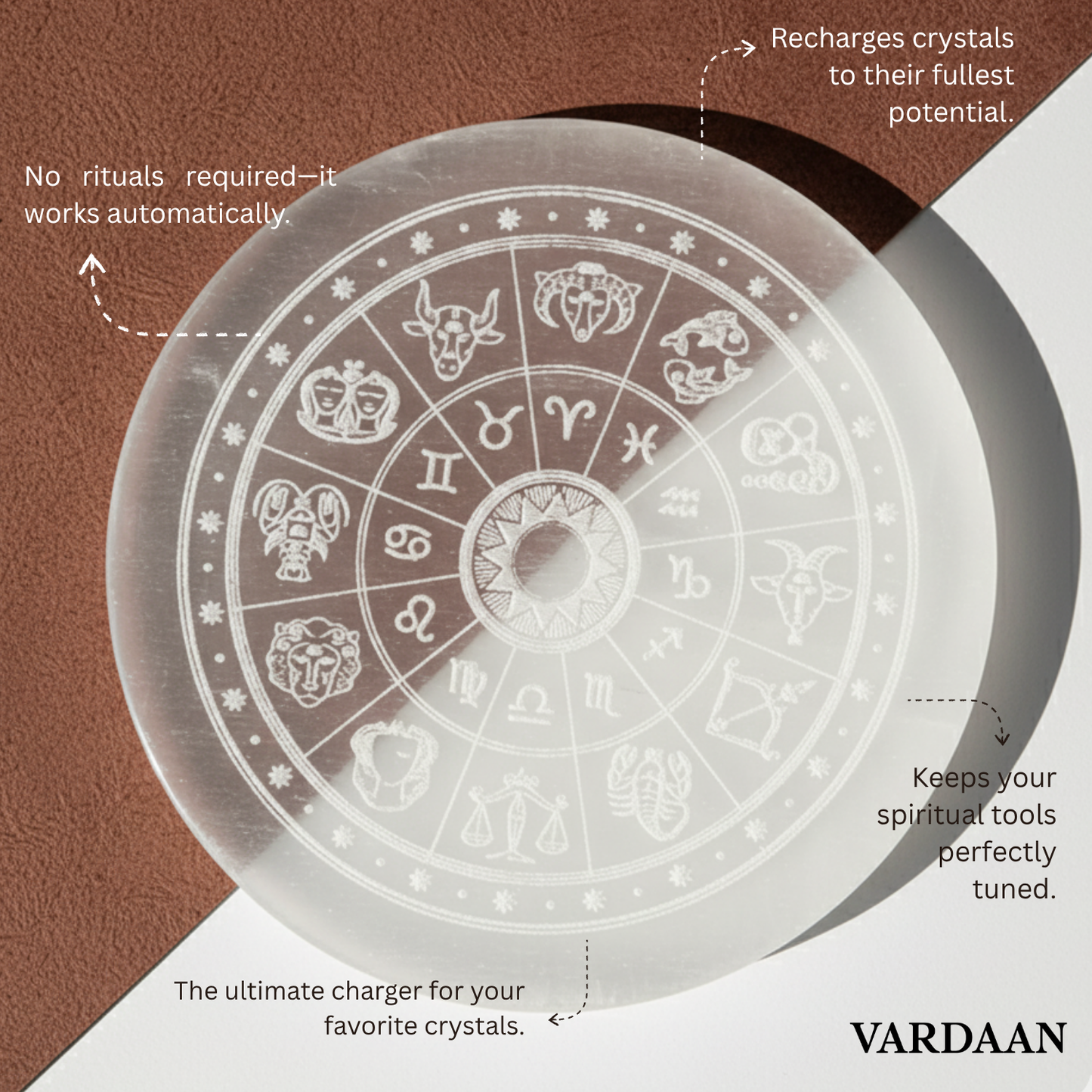Vardaan ULTIMATE Selenite Charging Plate