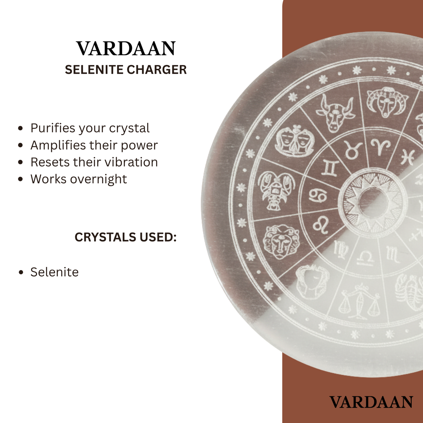 Vardaan ULTIMATE Selenite Charging Plate