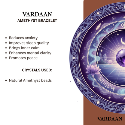 Vardaan Amethyst | Vardaan Inner Peace Bracelet